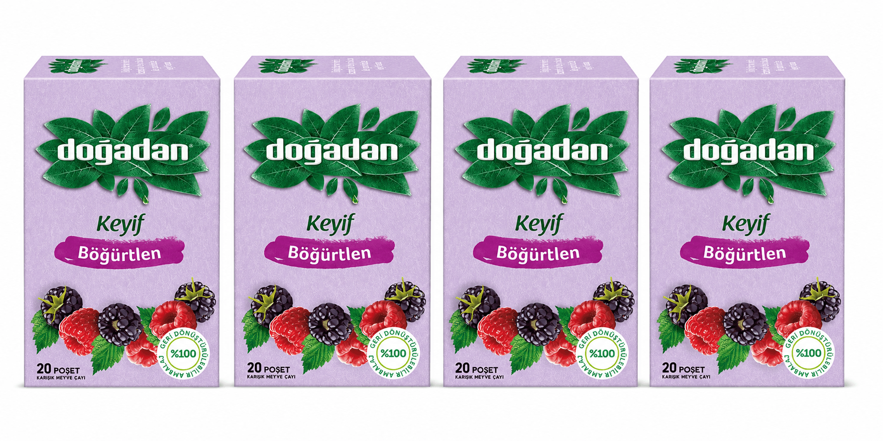 4'Lü Bögürtlen Meyve Çayı